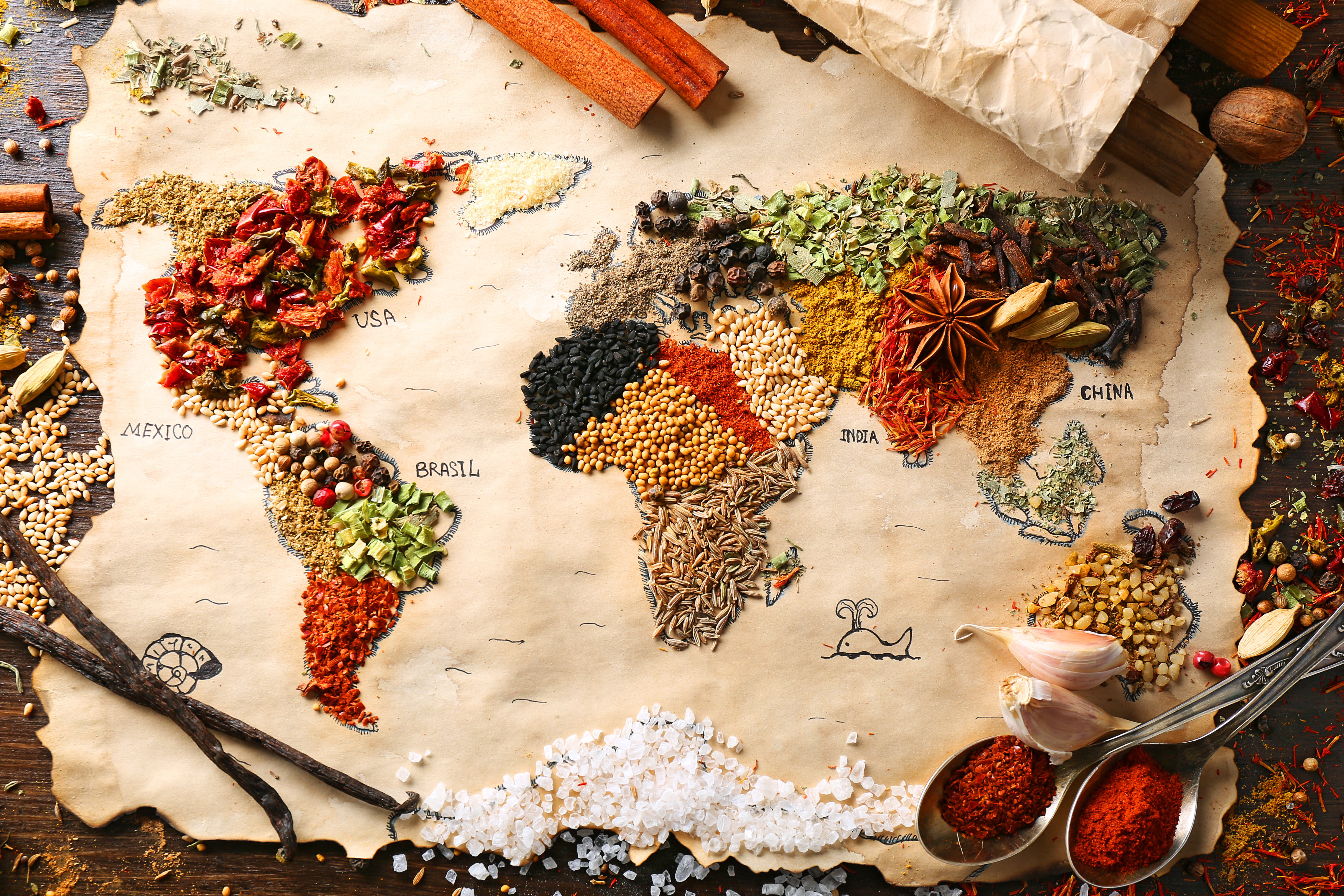 world map
